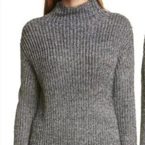 𝅺LINE Label BNWOT mock neck sweater women NEW gray mohair